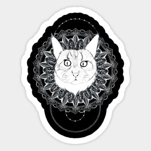 Mandala Cat Emi Sticker